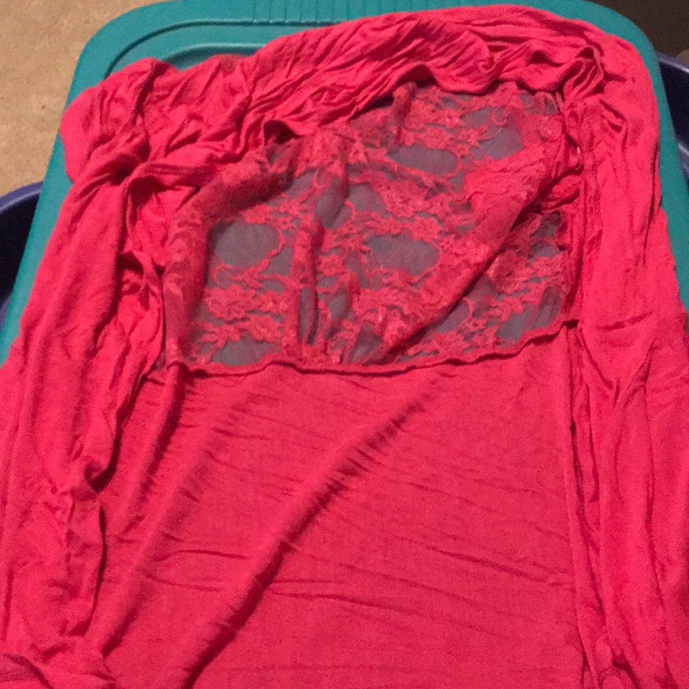 L pink coverup